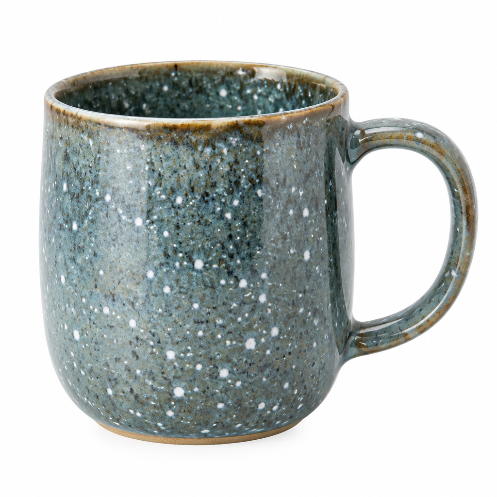 Speckled Stoneware Mug — Ocean