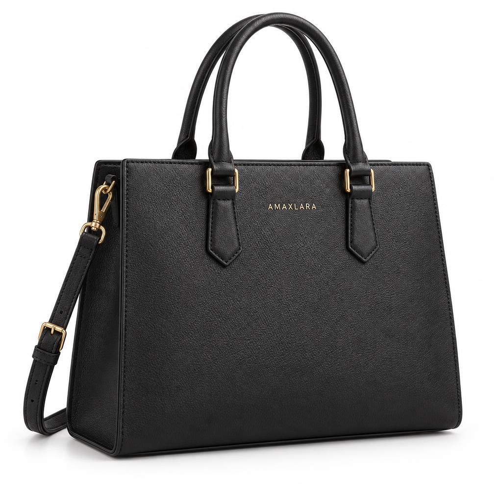 AMAXLARA Executive Tote — Black